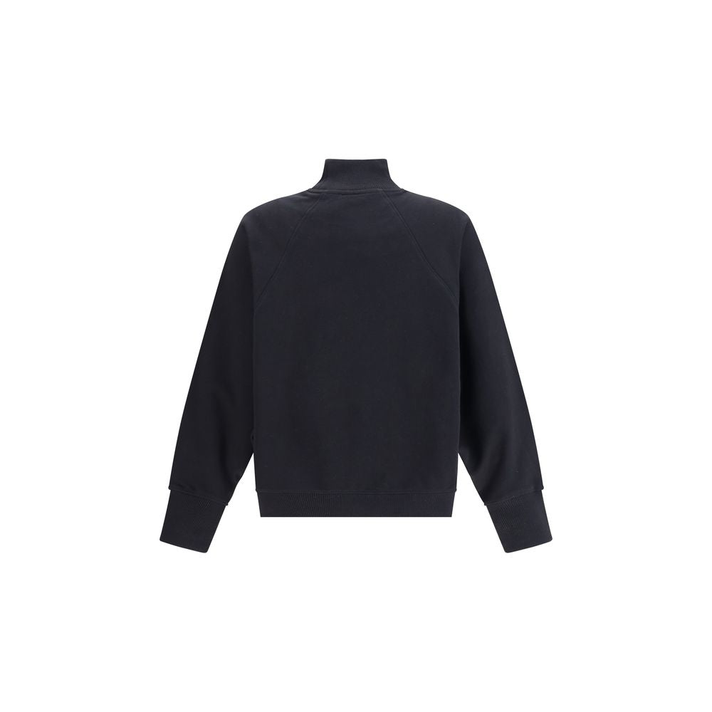 Balmain Leopard Print High-neck Sweatshirt