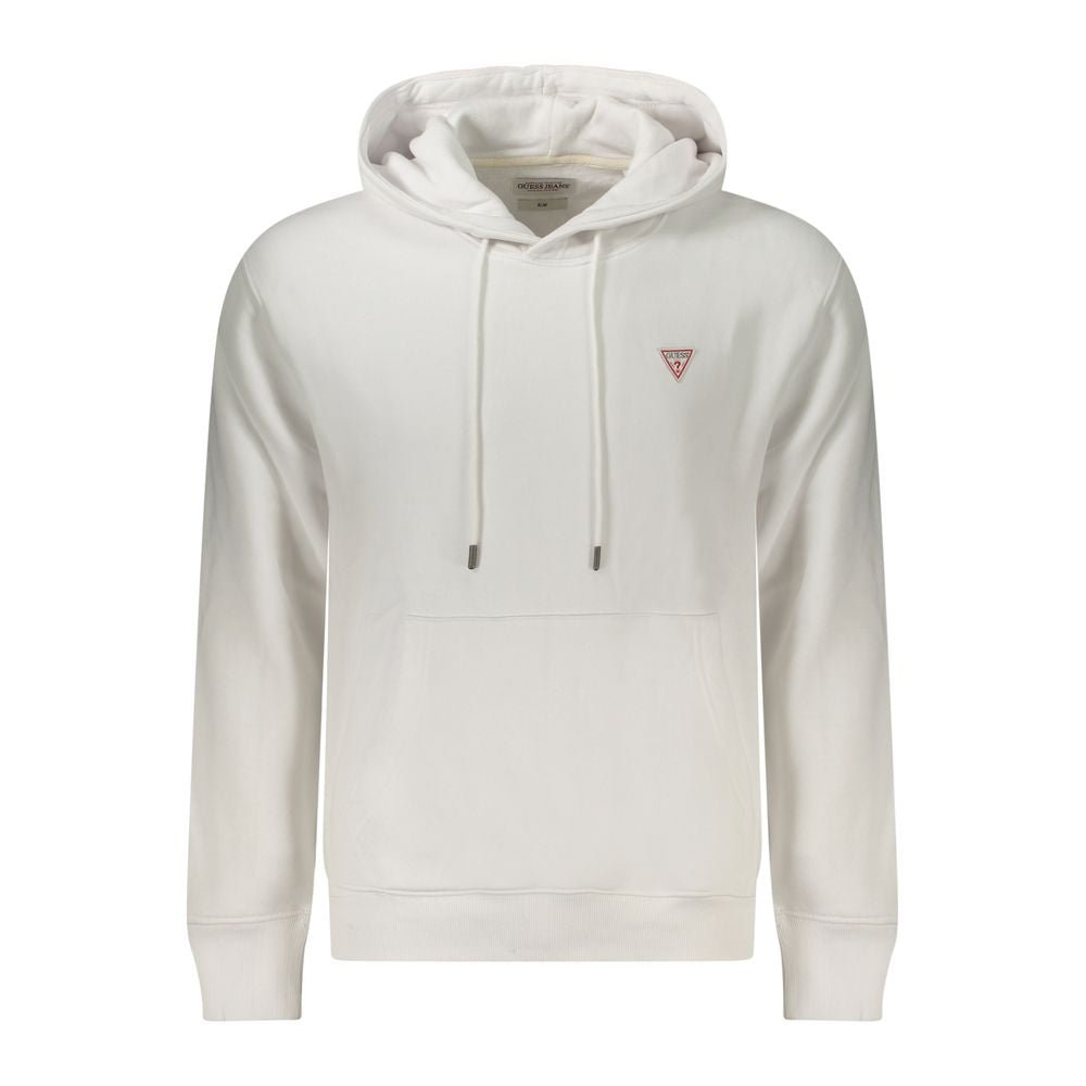 Guess Jeans White Cotton Sweatshirt
