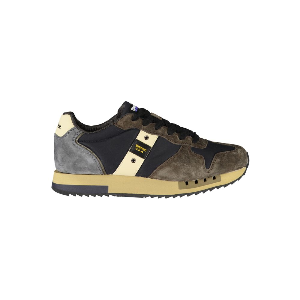 Blauer Blue Leather Men Sneaker