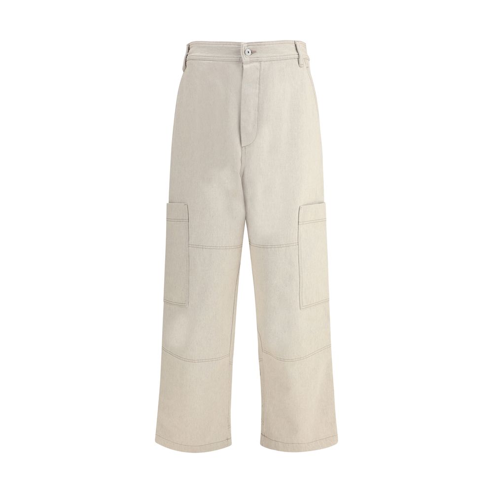 Jacquemus Beige Cotton Jeans Denim