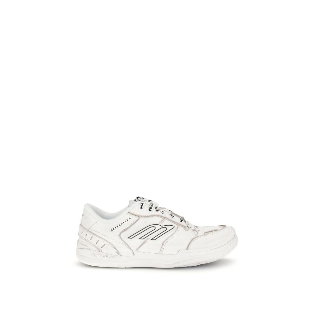 Balenciaga Weiße Kalbsleder Bos Taurus Athletics-Sneaker