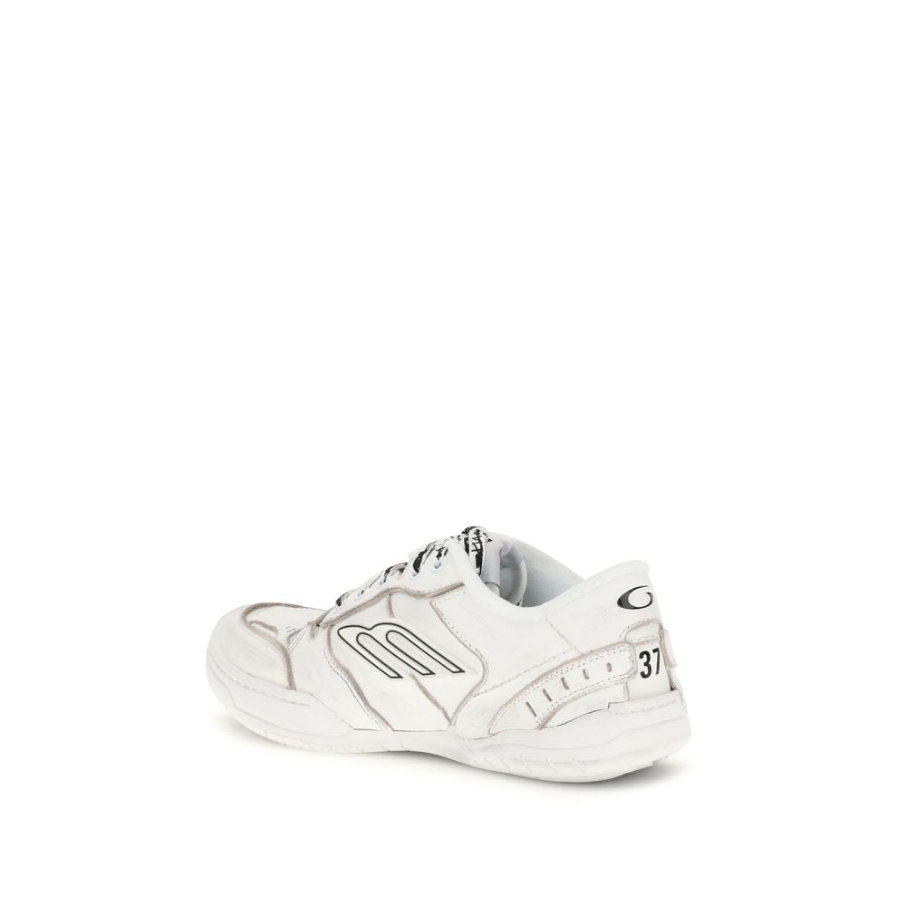 Balenciaga Weiße Kalbsleder Bos Taurus Athletics-Sneaker