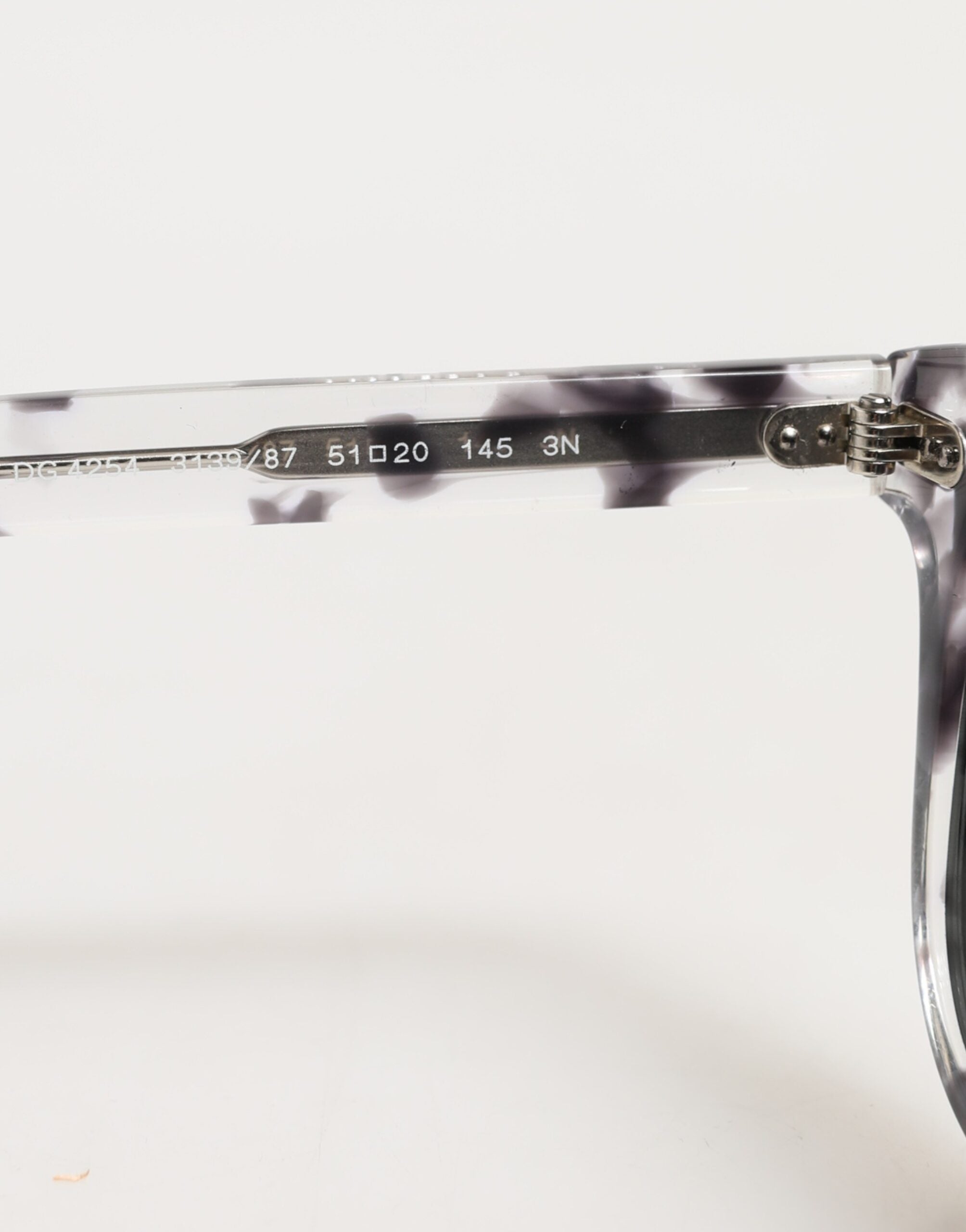 Dolce & Gabbana DG4254 Havana Clear Black Tinted Lenses Sunglasses