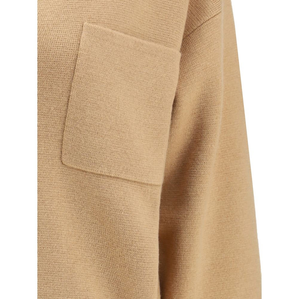 Max Mara Beige Wool Top