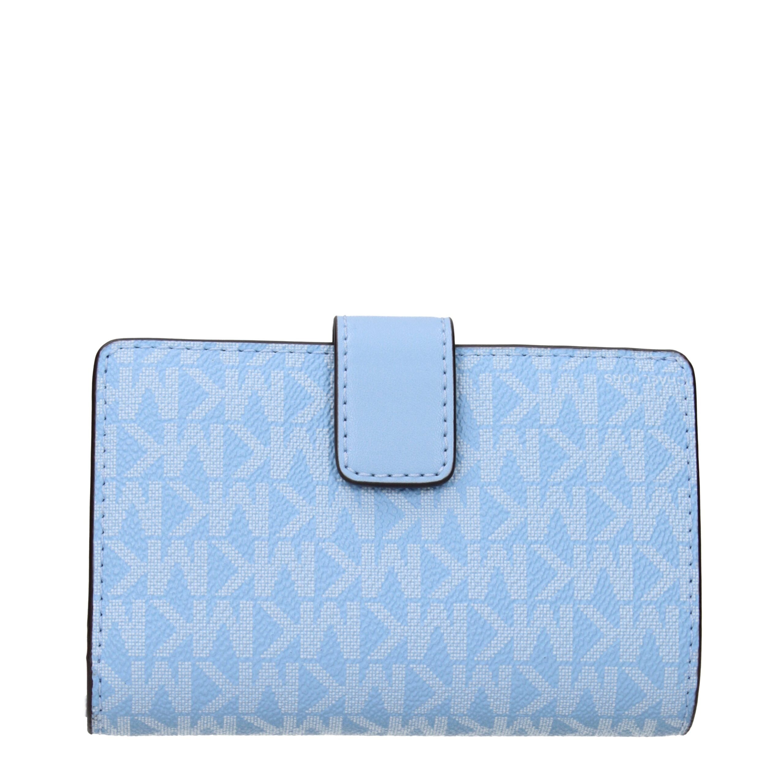 Michael Kors Light Blue Leather Wallet
