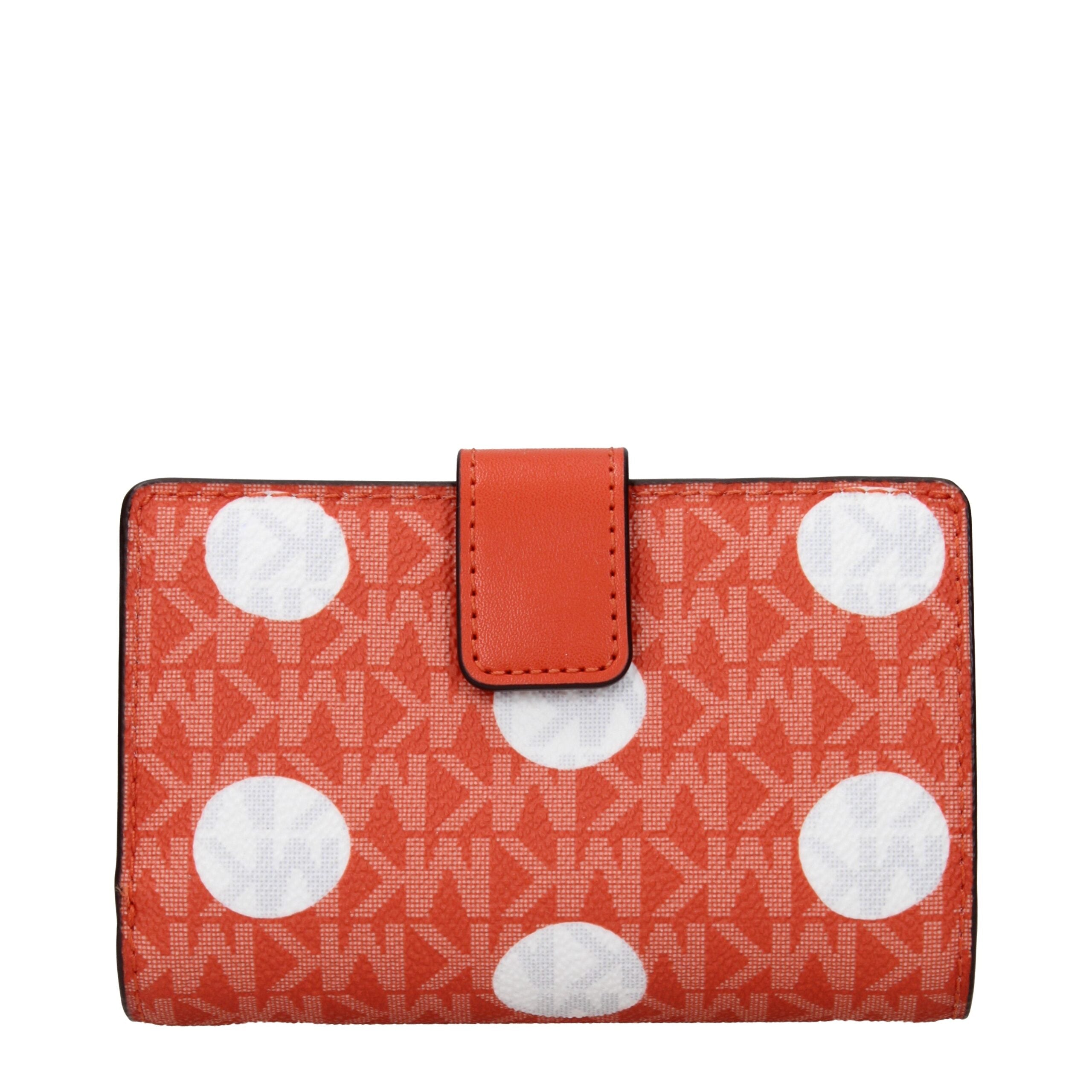 Michael Kors Orange Fabric Wallet