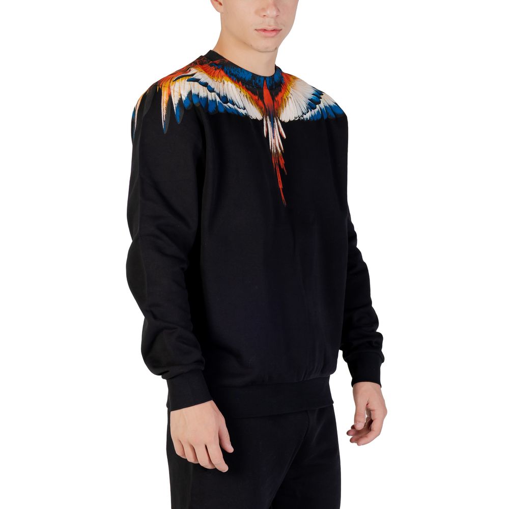 County of Milan Black Cotton Sweatshirt