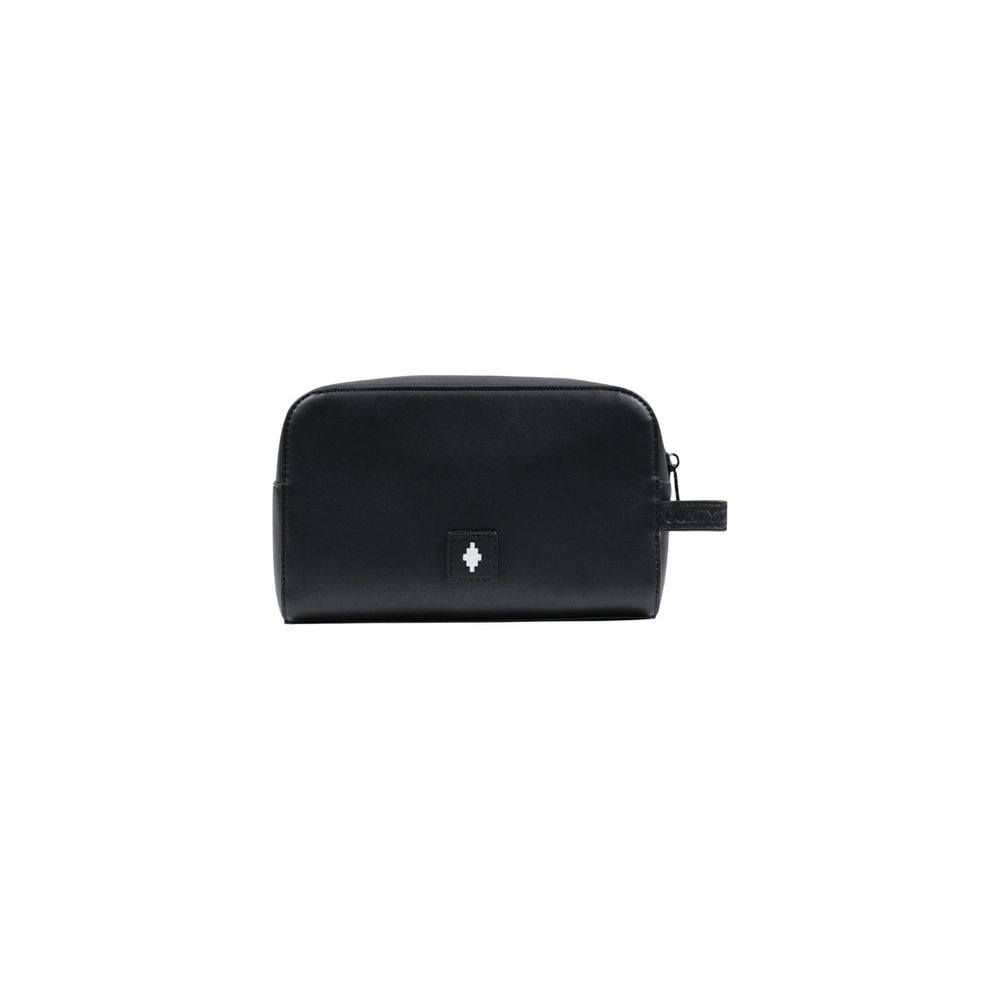 County of Milan Black Polyethylene Clutch Bag