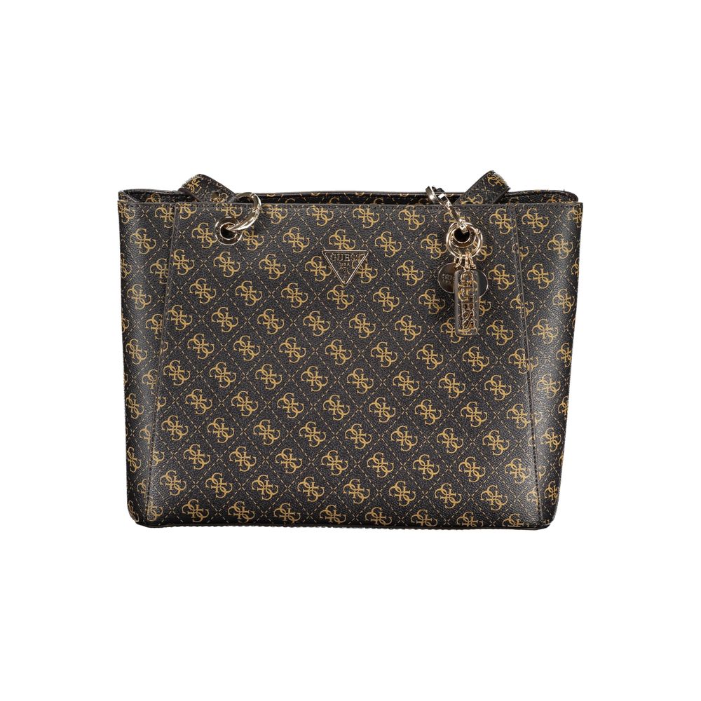 Guess Jeans Brown Polyethylene Handbag