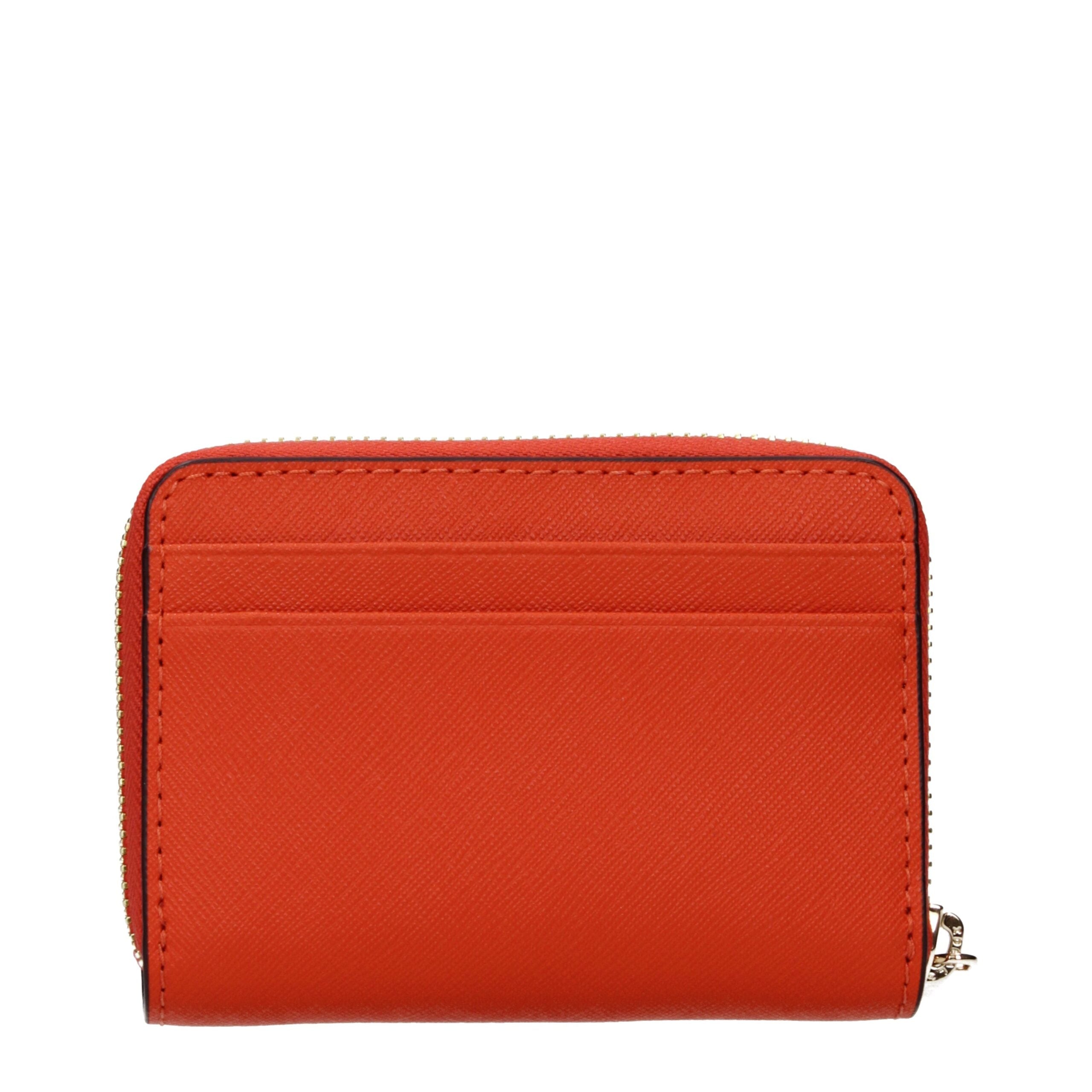 Michael Kors Orange Leather Cardholder