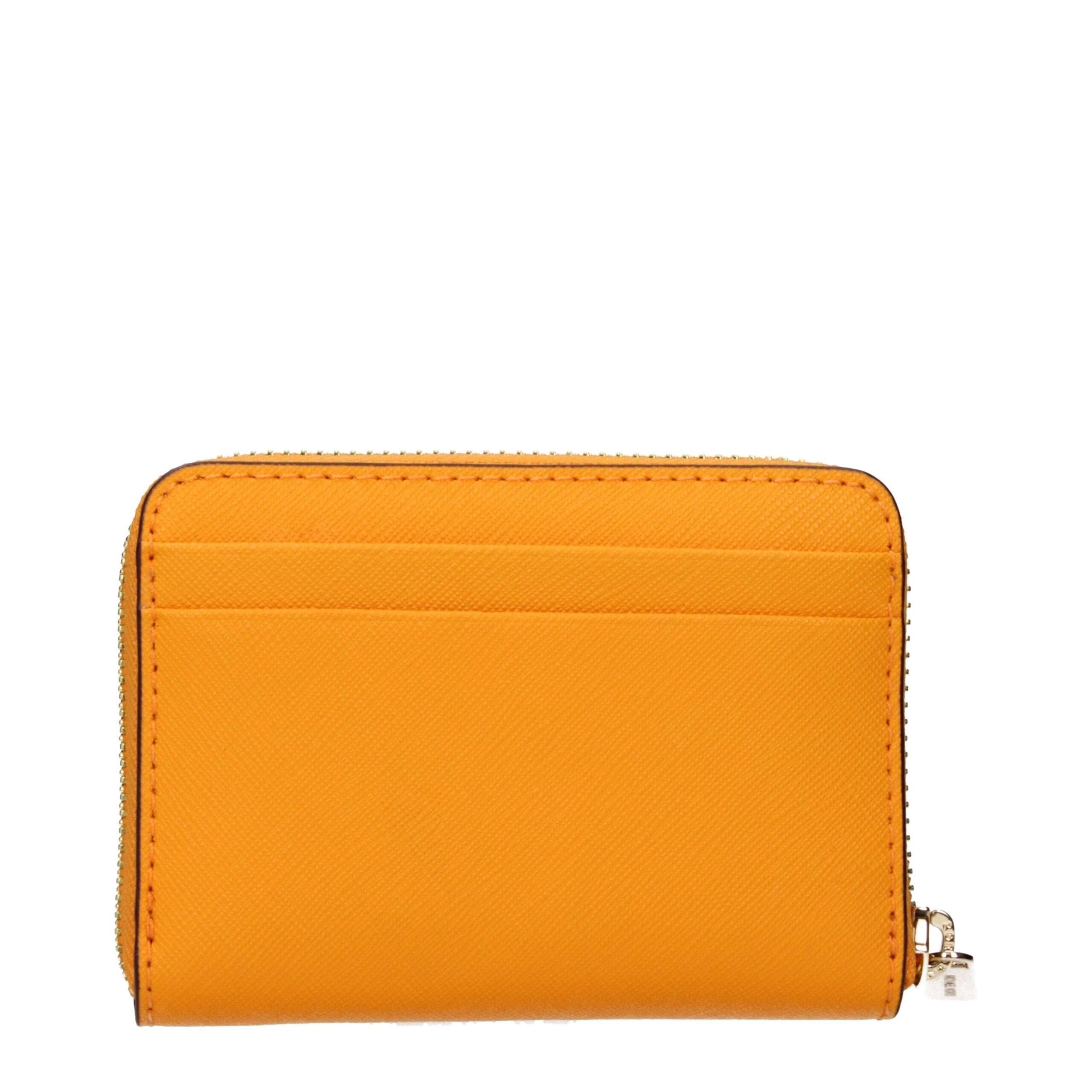 Michael Kors Orange Leather Cardholder