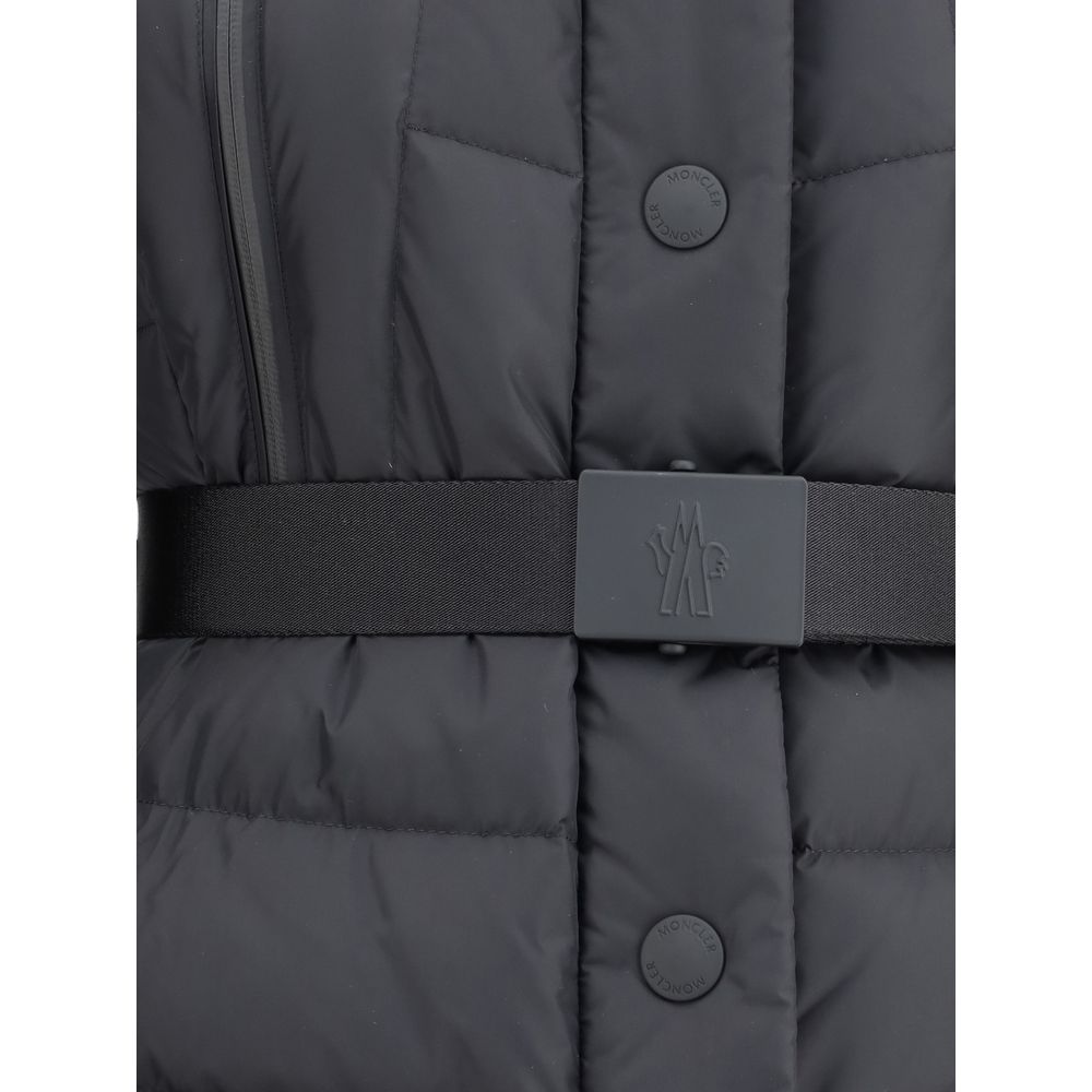Moncler Grenoble Black Polyamide Coat