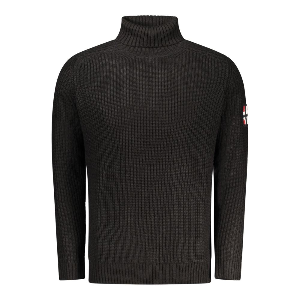 Norway 1963 Black Wool Sweater