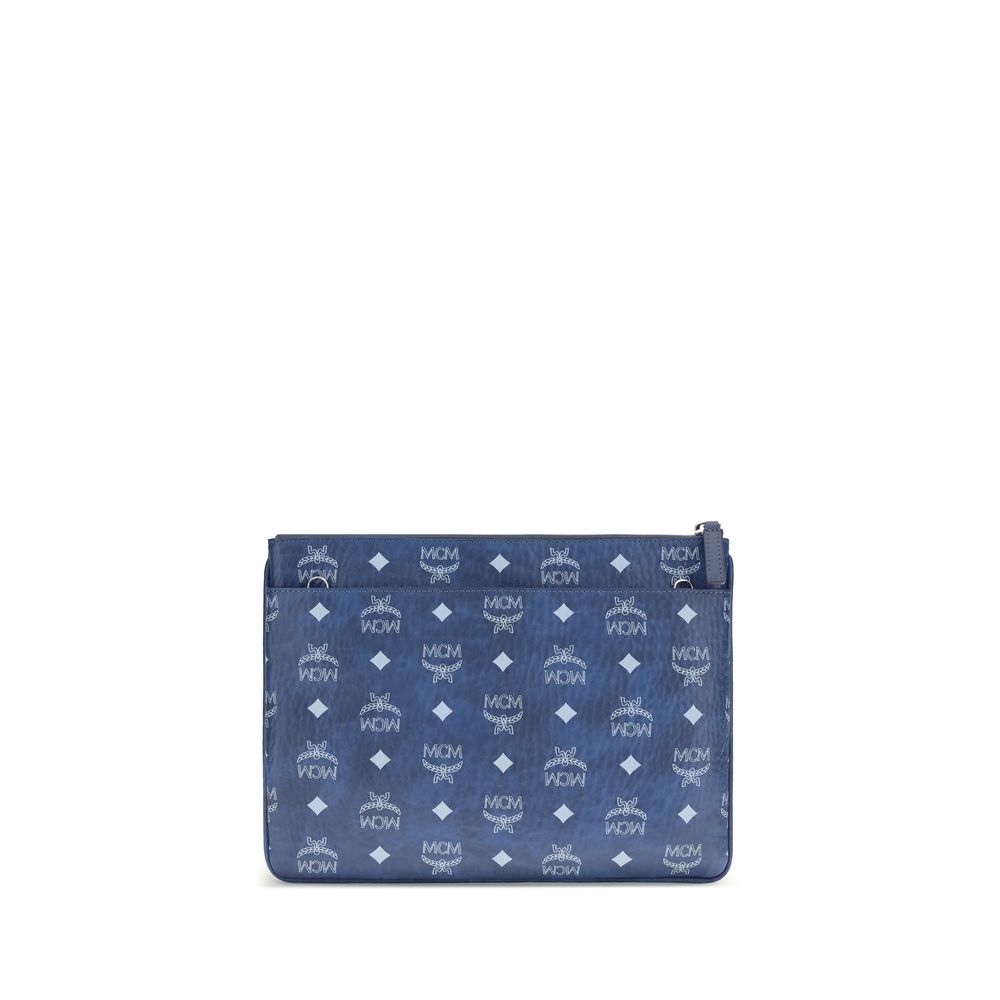 MCM Blue Clutch Bag