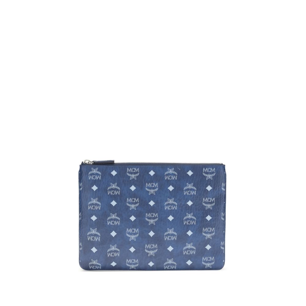 MCM Blue Clutch Bag