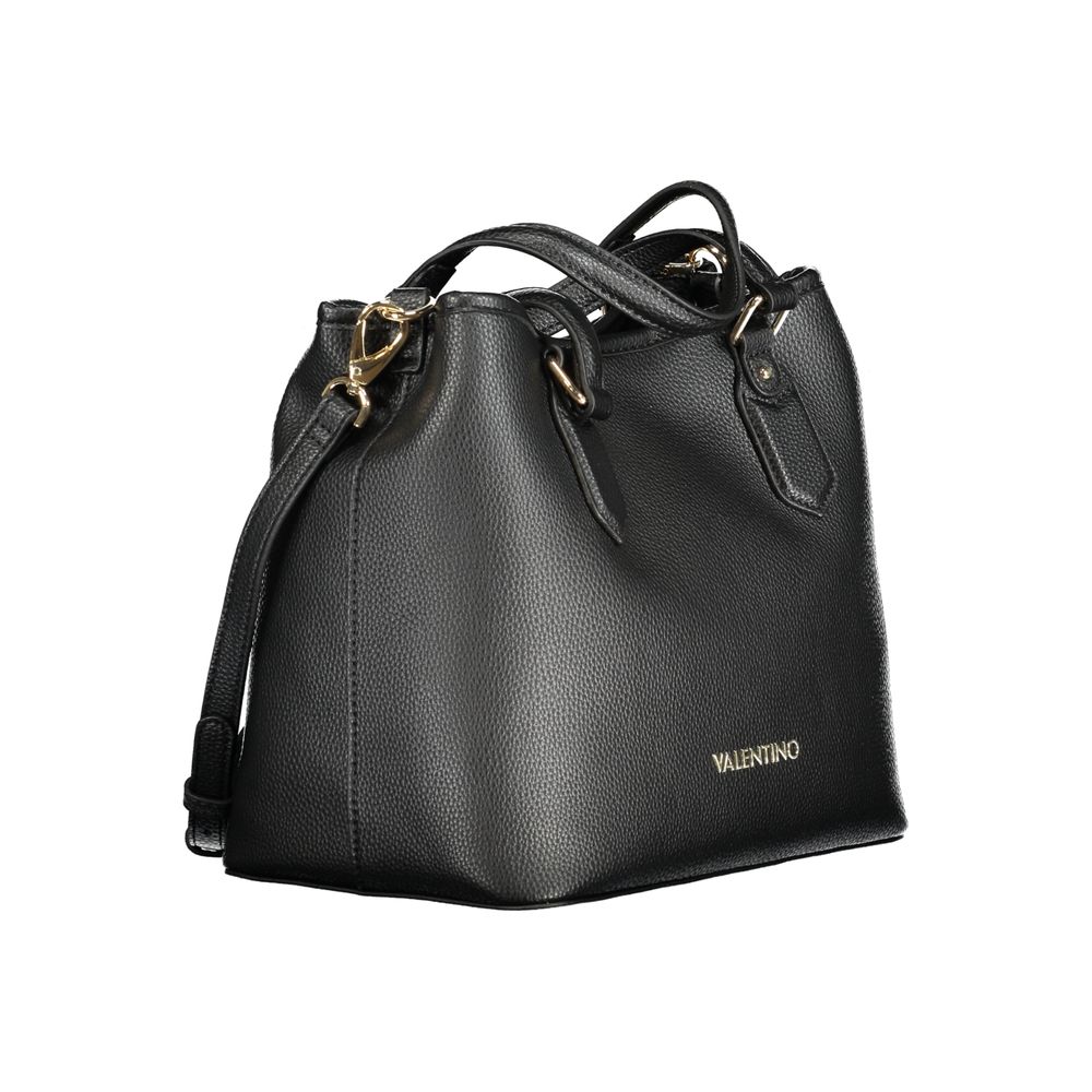 Mario Valentino Nero Polyurethan Damen Handtasche