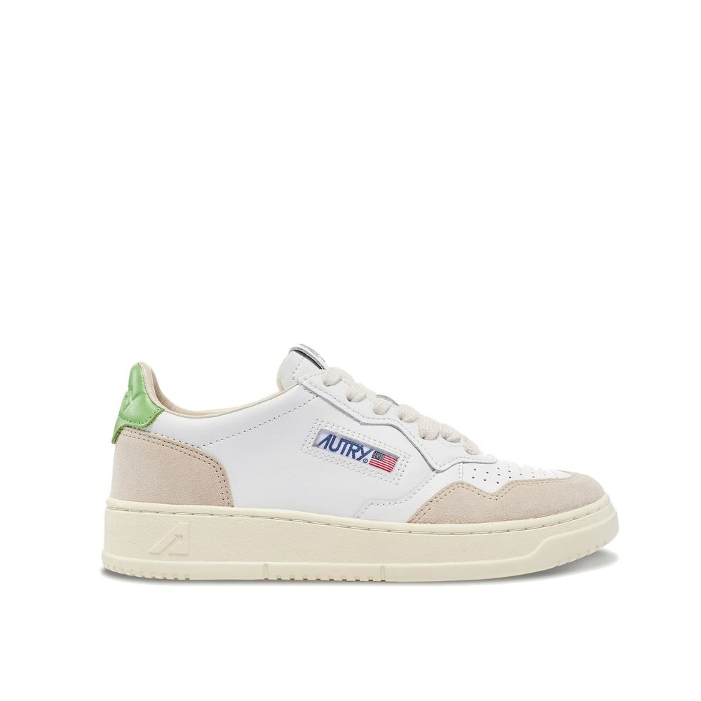 Autry White Leather Sneakers