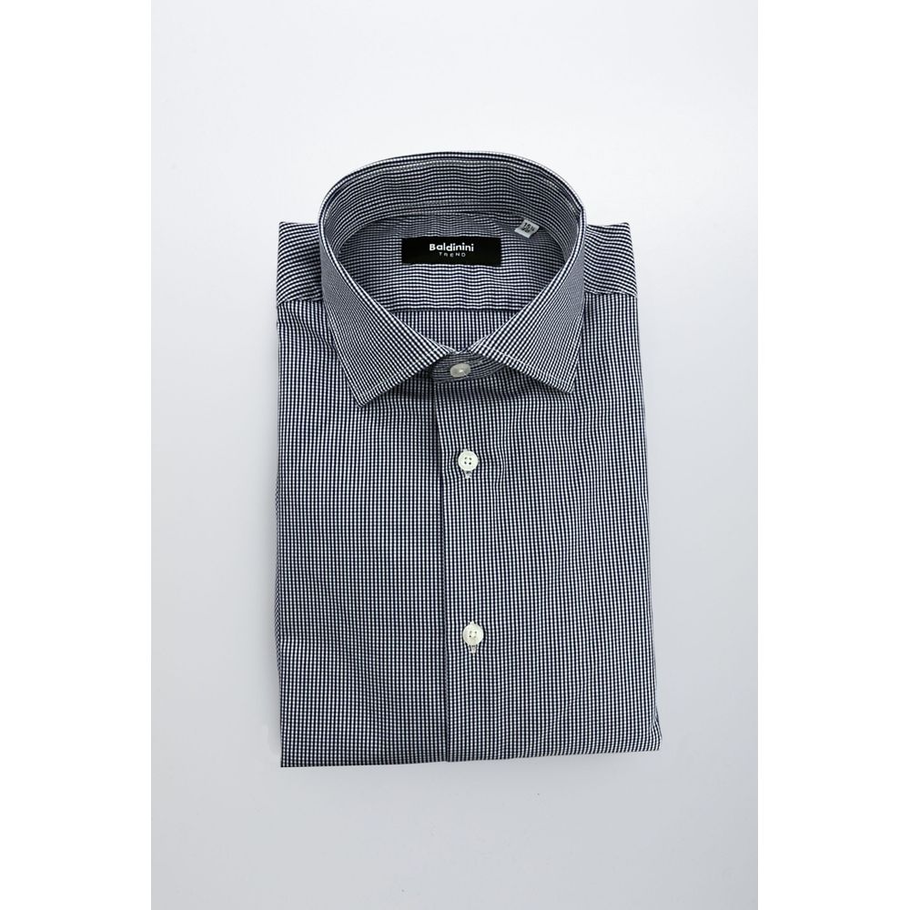 Baldinini Trend Blue Cotton Shirt