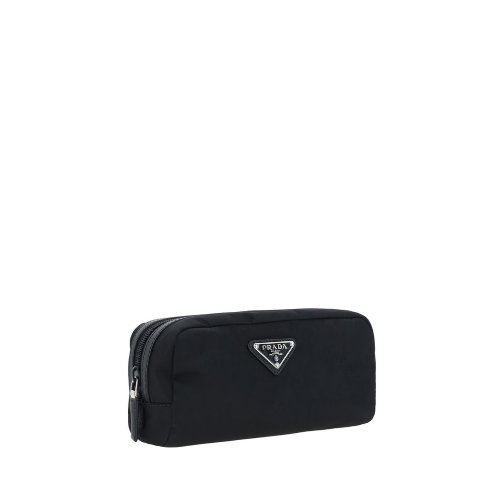 Prada Black Recycled Polyamide Accessories