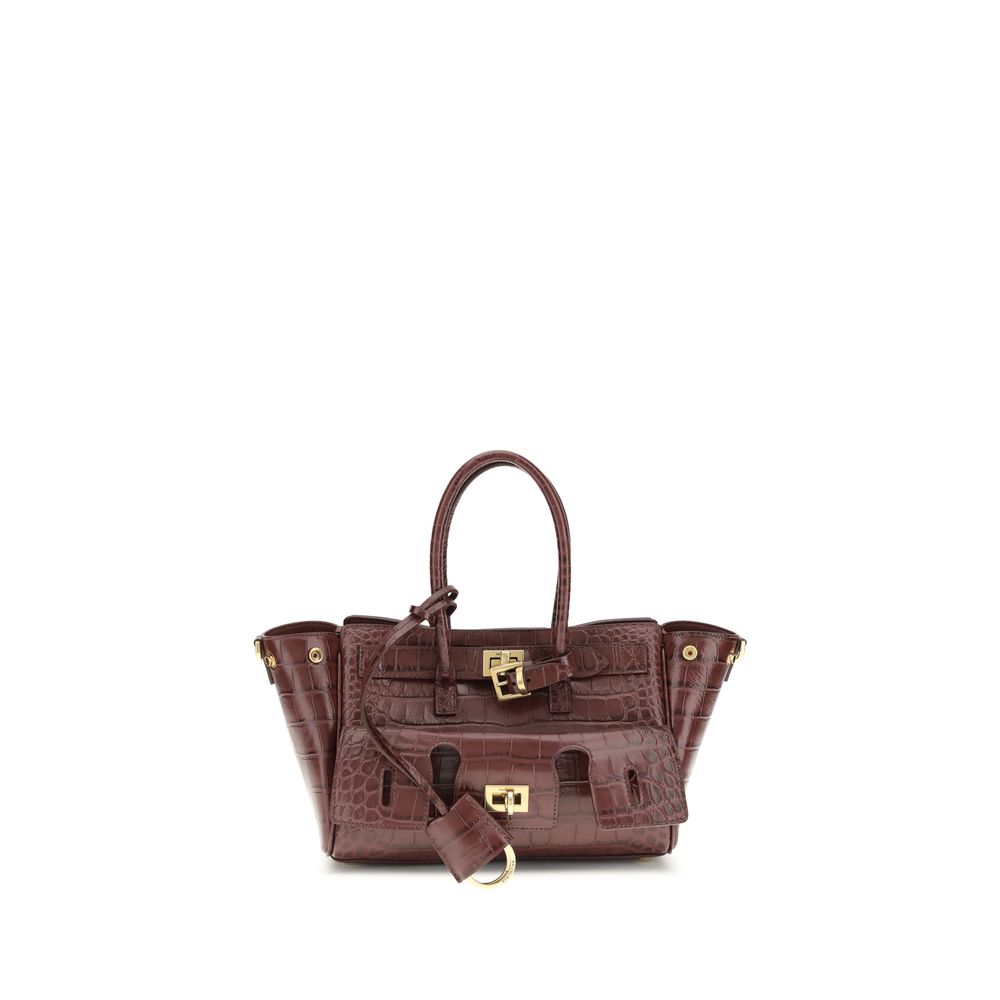 Balenciaga Bordeaux Calf Leather Bos Taurus Shoulder Bag