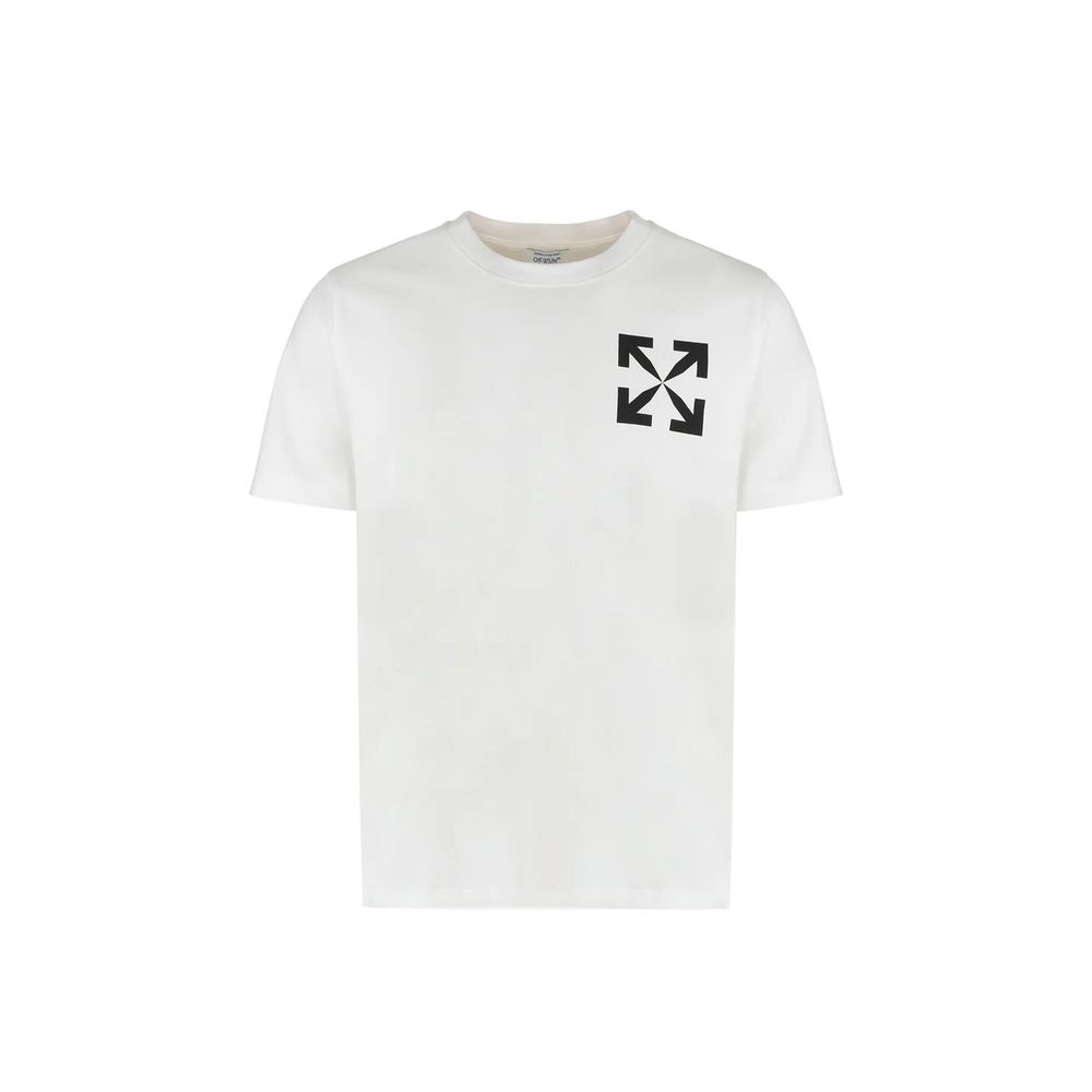 Off-White White Cotton T-Shirt