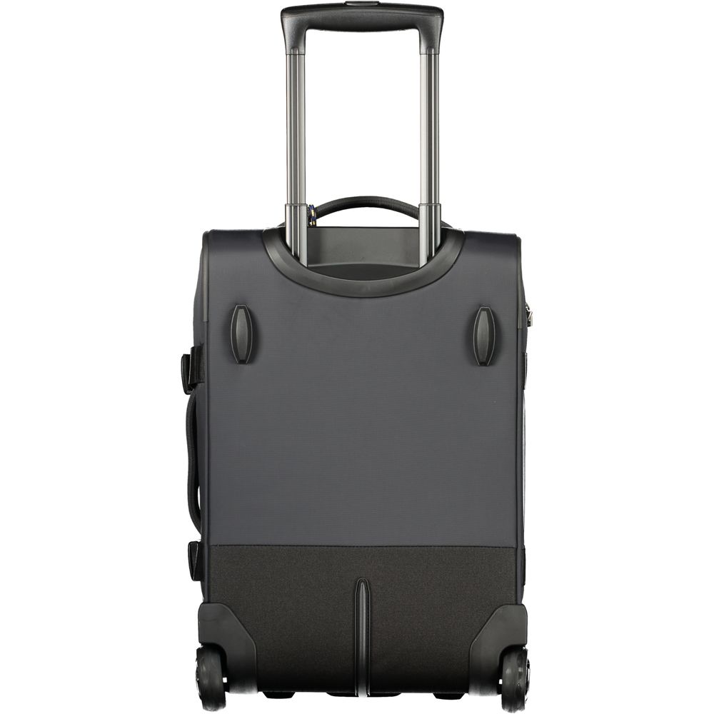 K-WAY Black Polyamide Unisex Luggage Travel Bag