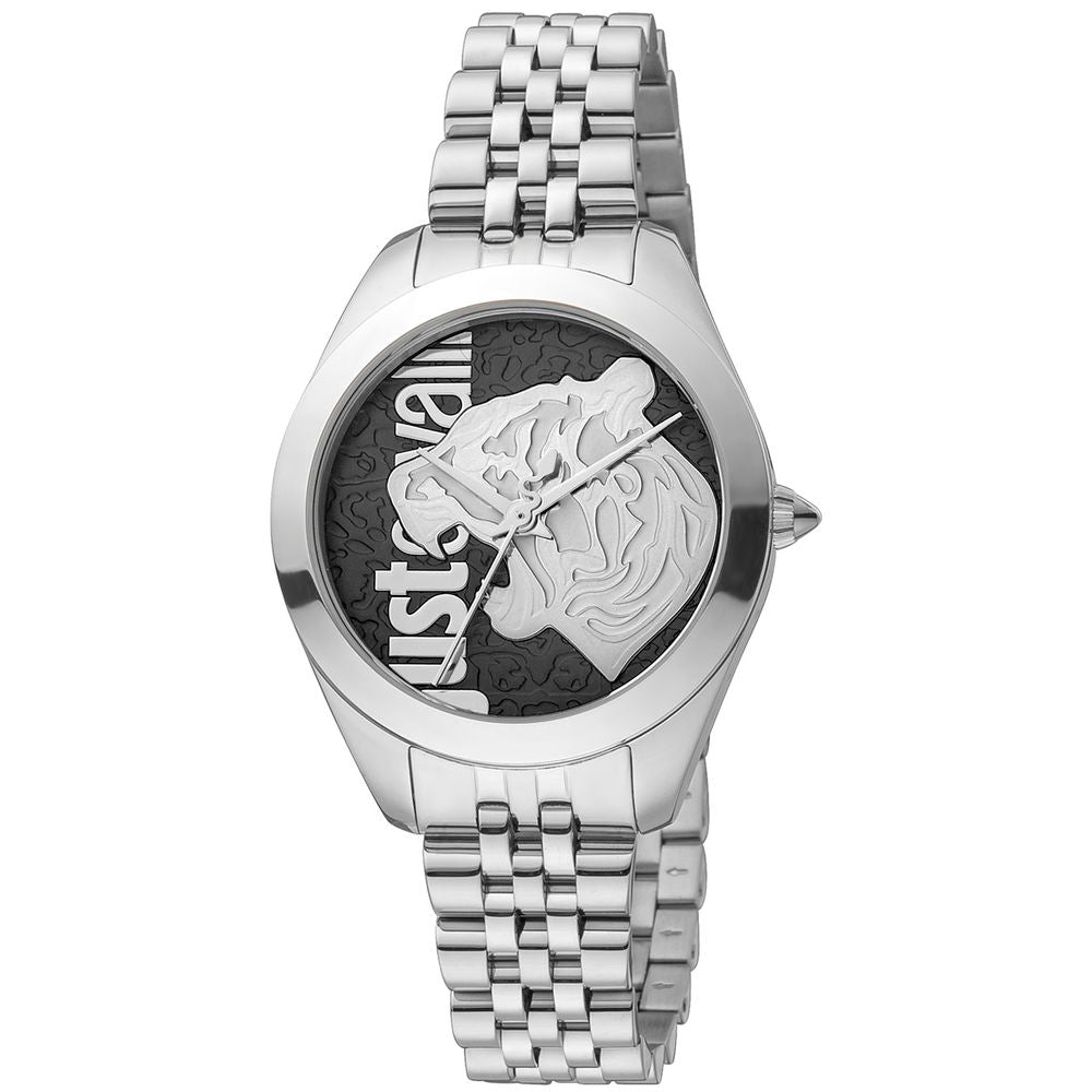Just Cavalli Gray Stainless Steel Bracelet Watch