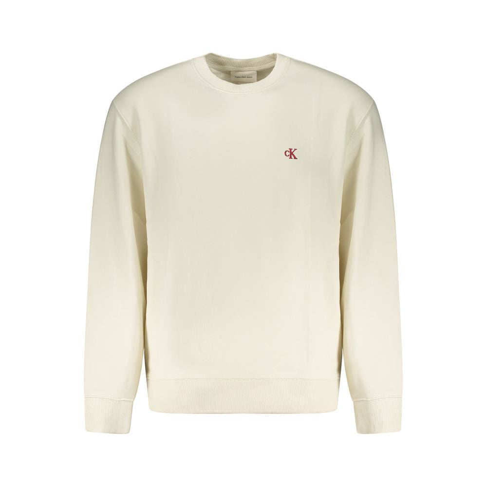Calvin Klein White Cotton Sweatshirt