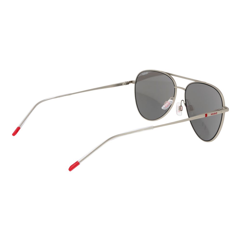 Lunettes de soleil Hugo Boss en métal argenté