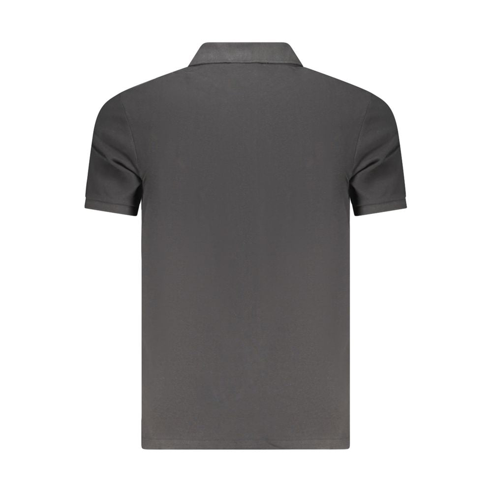 Polo en coton noir Calvin Klein pour homme