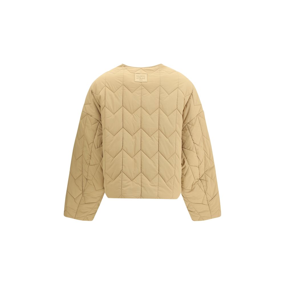 Maison Kitsuné Brown Polyamide Shell Jacket