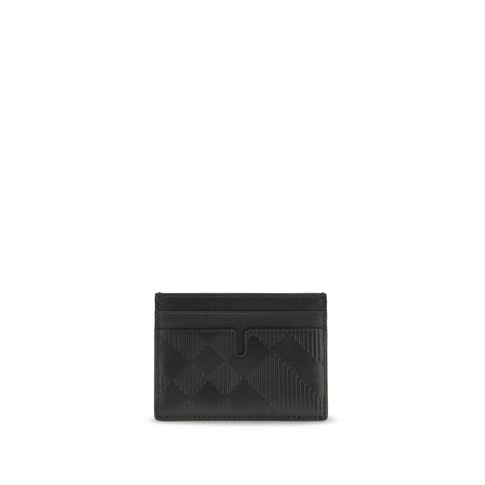 Burberry Black Calf Leather Bos Taurus Wallet