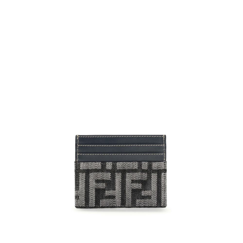 Fendi Blue Cotton Wallet