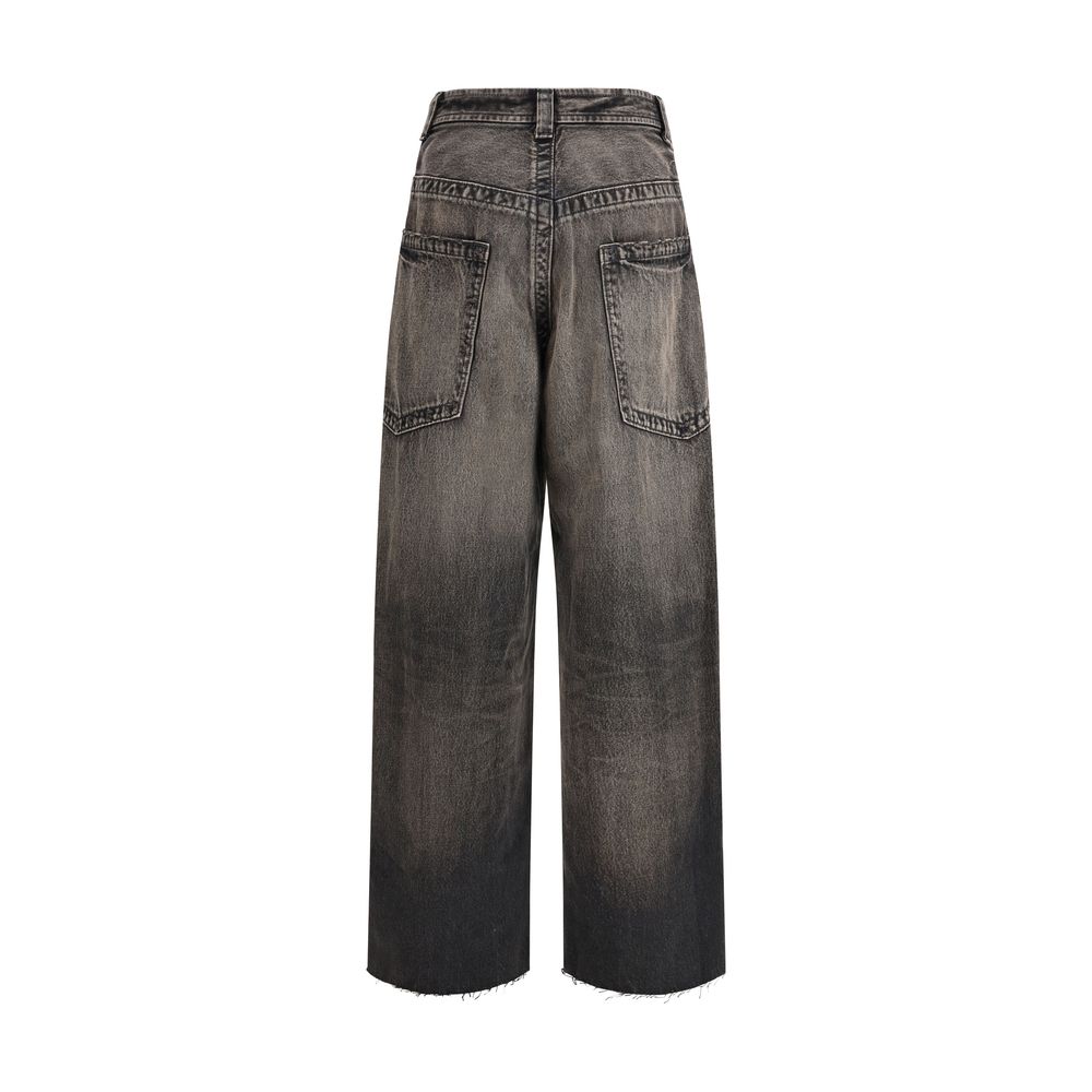 Maison Mihara Yasuhiro Black Cotton Jeans Denim