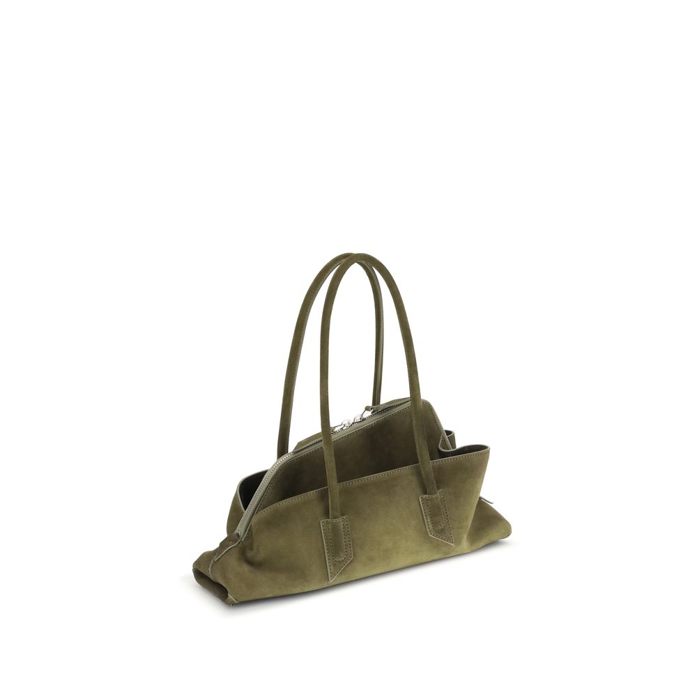 The Attico Green Calf Leather Bos Taurus Shoulder Bag