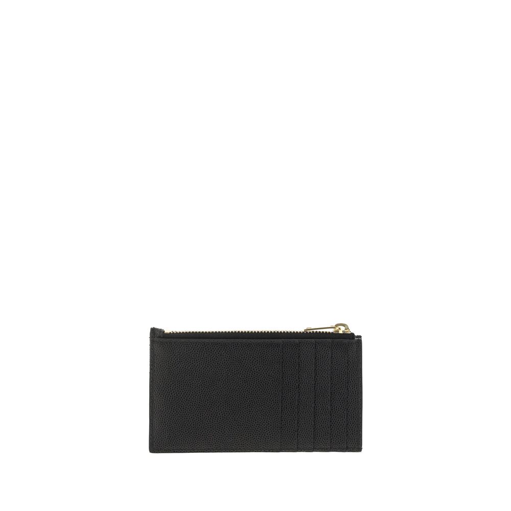 Saint Laurent Black Calf Leather Bos Taurus Wallet