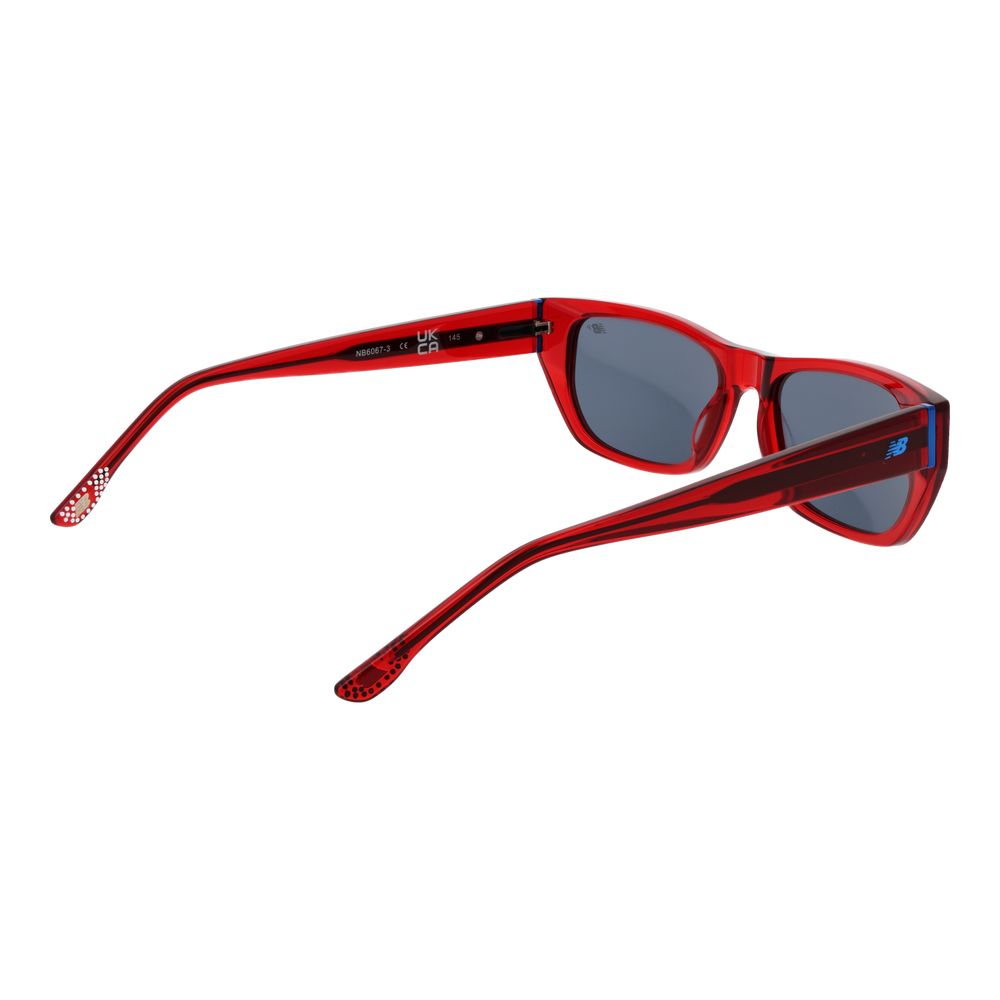 New Balance Red Plastic Sunglasses