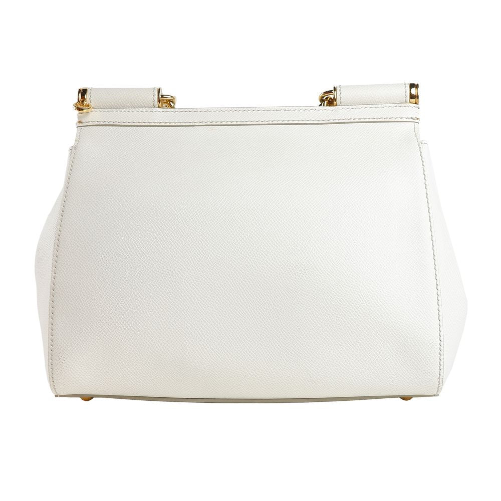 Dolce & Gabbana Bianco Calfskin Woman Handbag