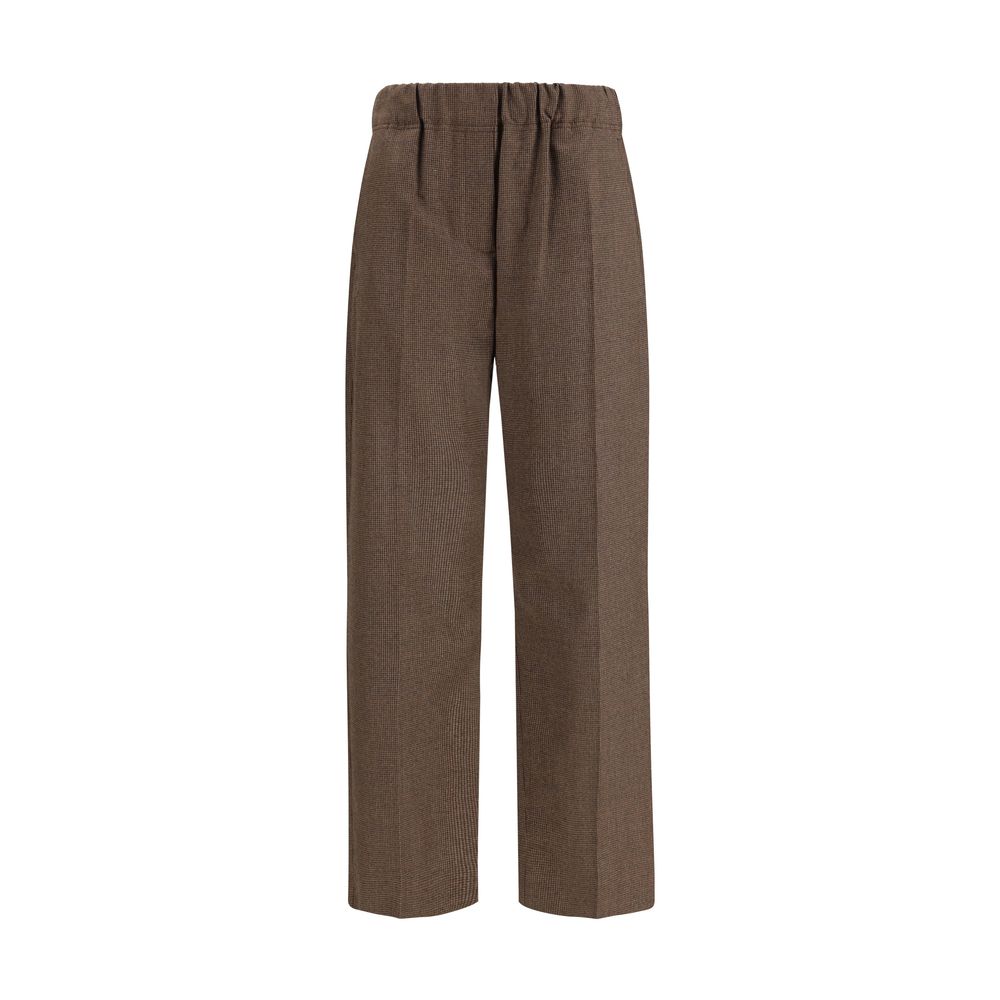 Max Mara Brown Wool Casual Pants