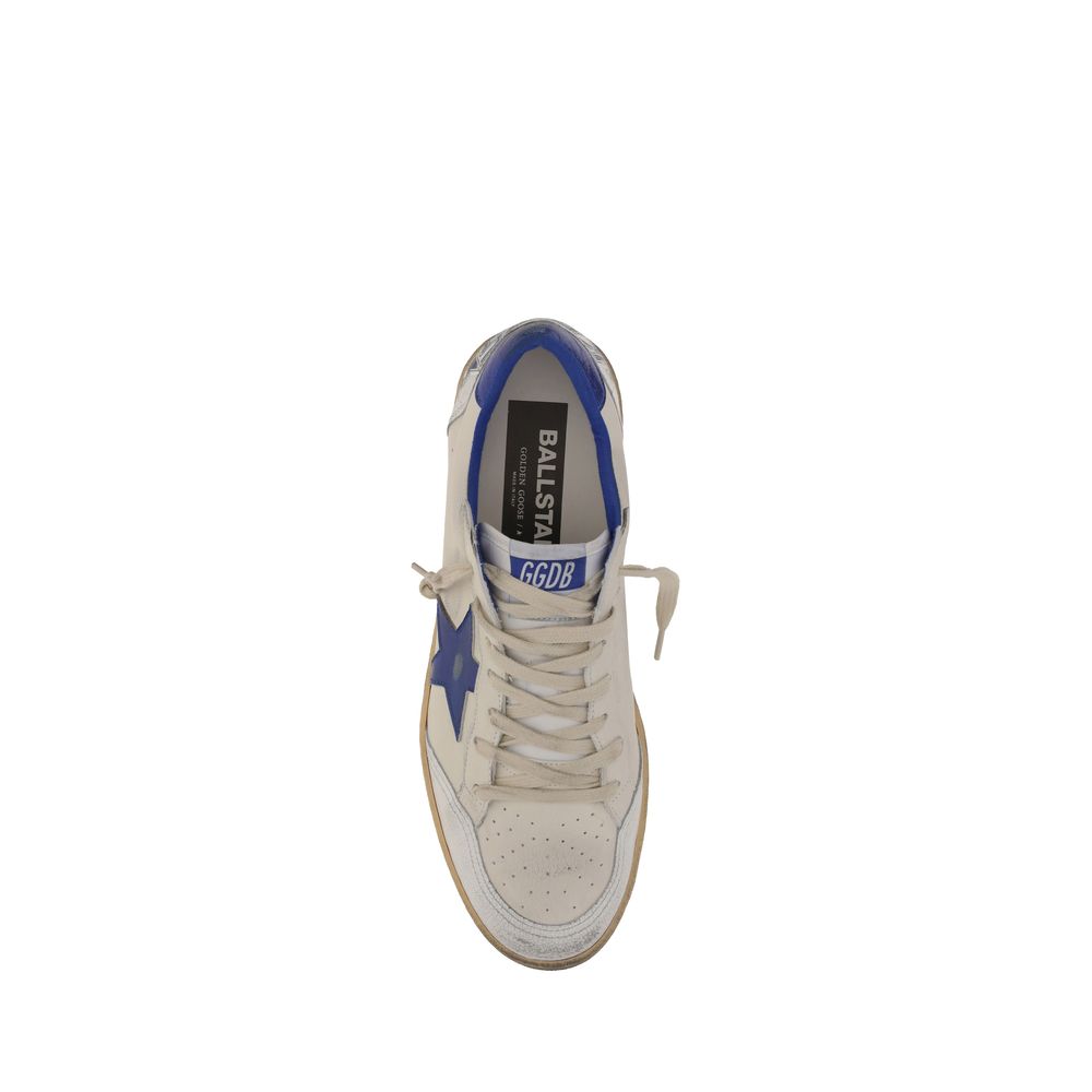 Golden Goose White Calf Leather Bos Taurus Low Top Sneakers
