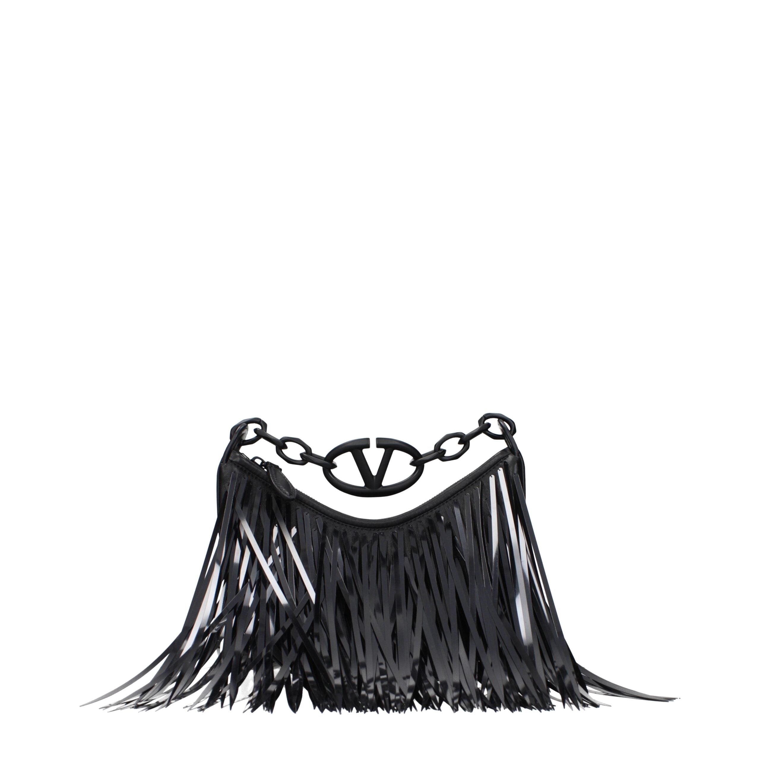 Valentino Garavani Black Leather Handbag