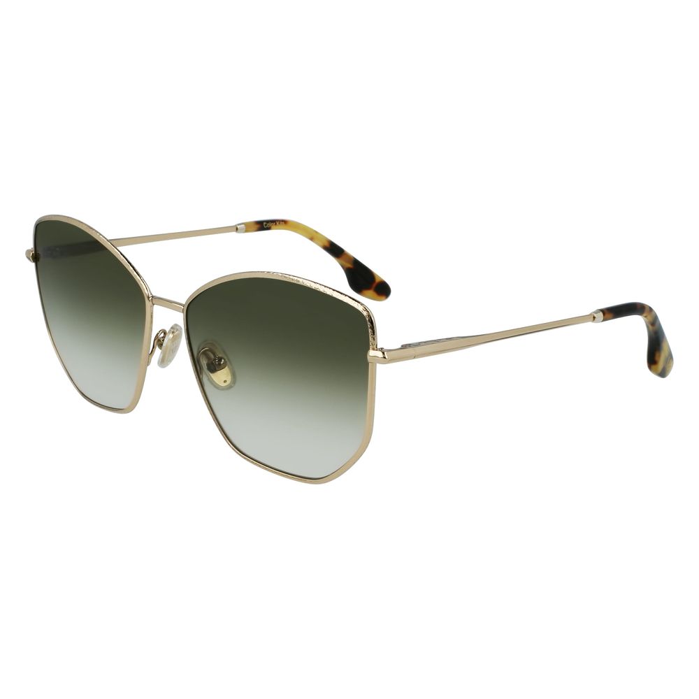 Victoria Beckham Gold Metal Sunglasses