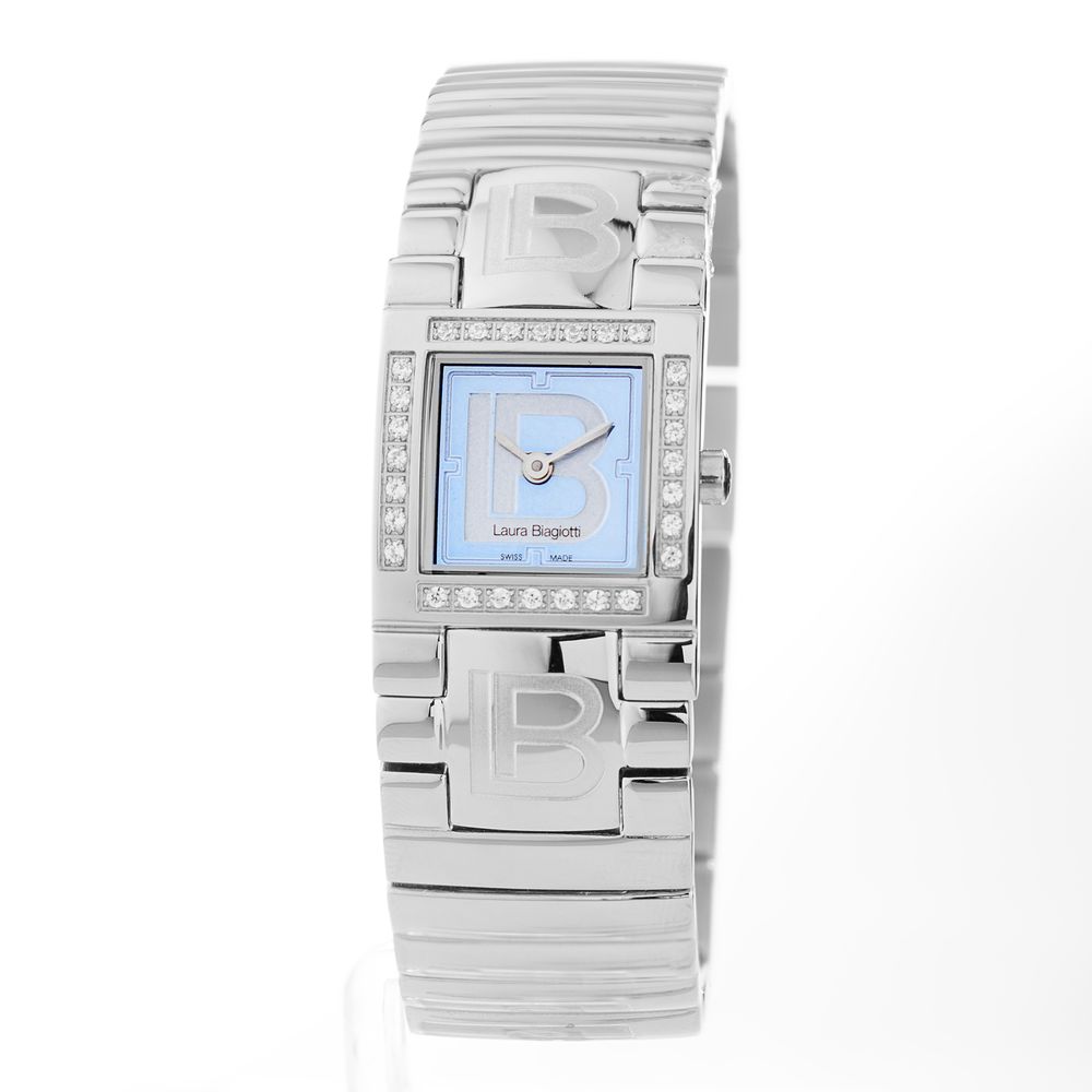Montre habillée Laura Biagiotti en acier inoxydable argenté