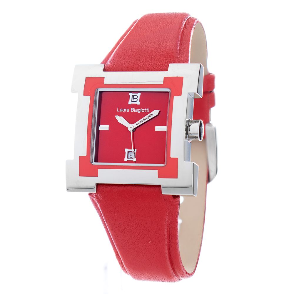 Laura Biagiotti Multicolor Leather Dress Watch
