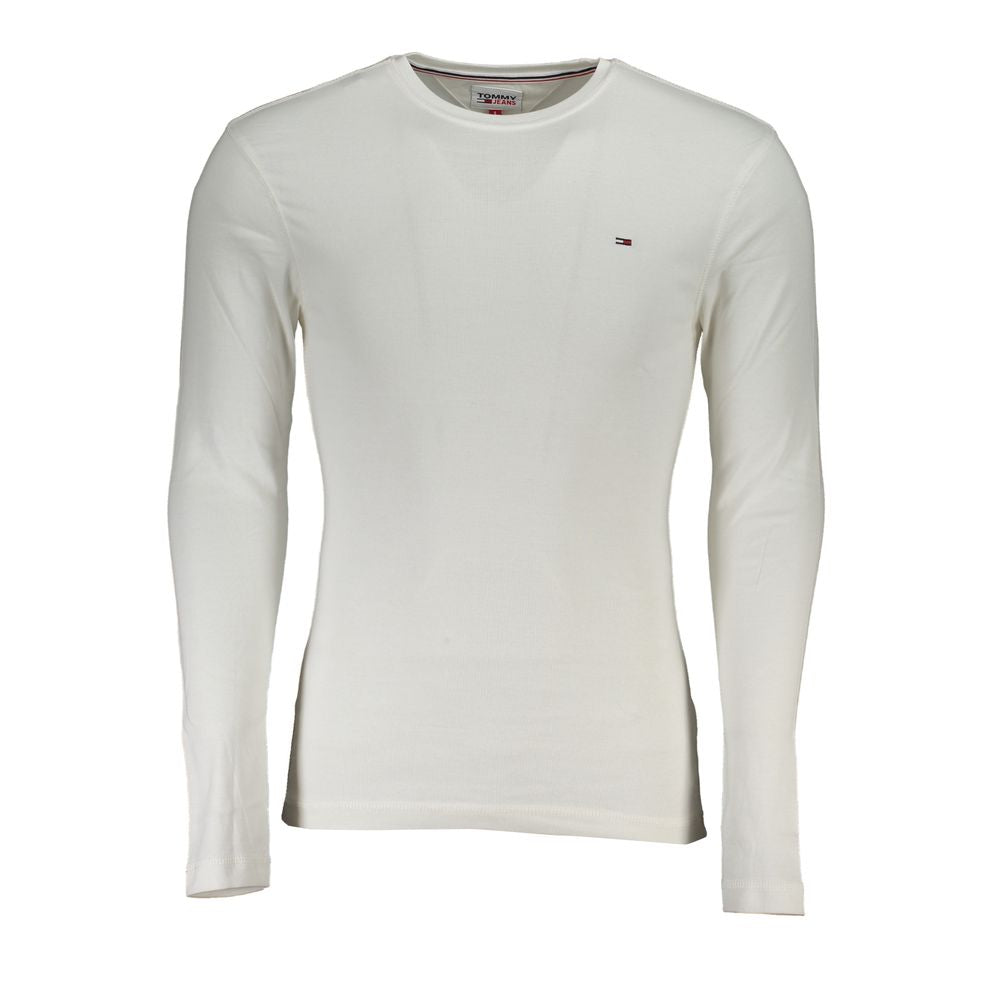 Tommy Hilfiger White Cotton Men T-Shirt