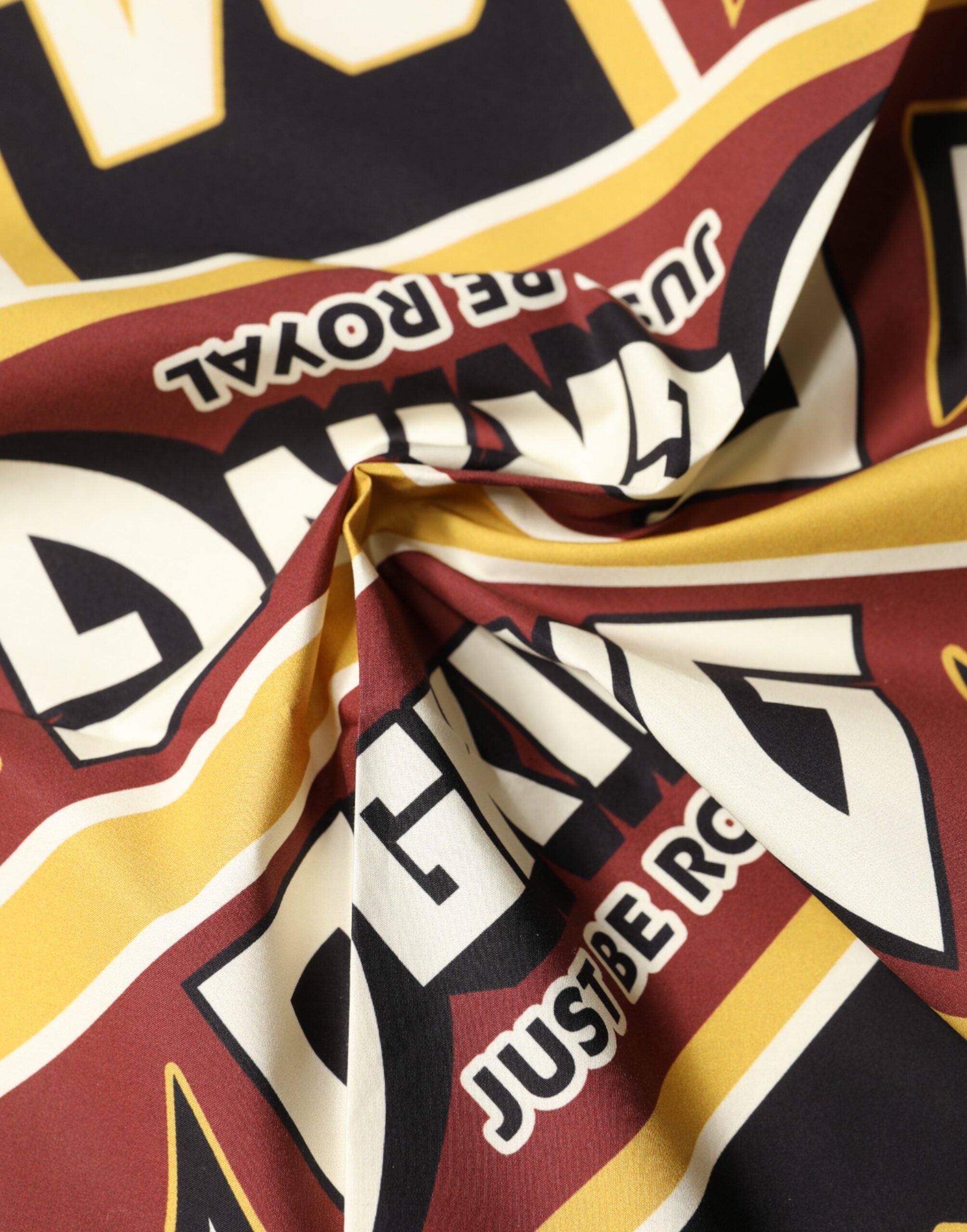 Dolce & Gabbana Multicolor DG King Square Foulard Men 50.5cm x 50cm Scarf