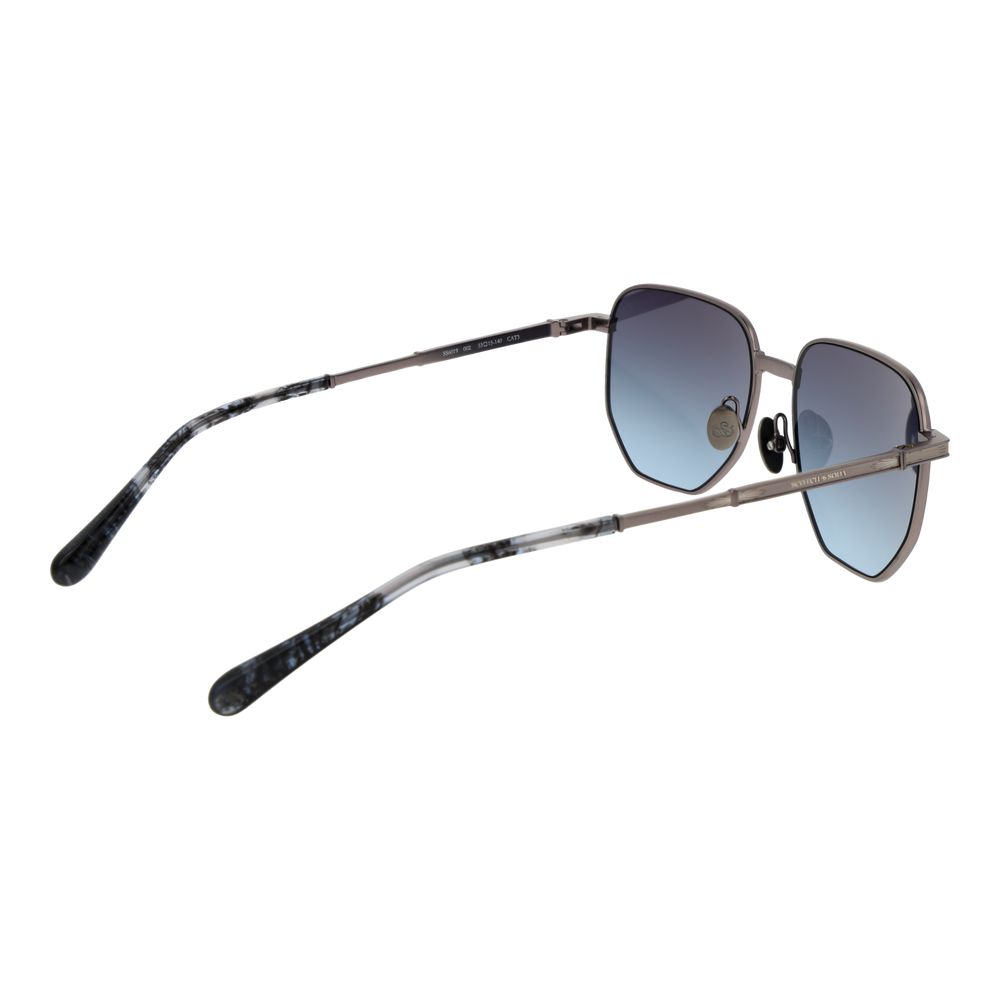 Lunettes de soleil en métal noir Scotch & Soda
