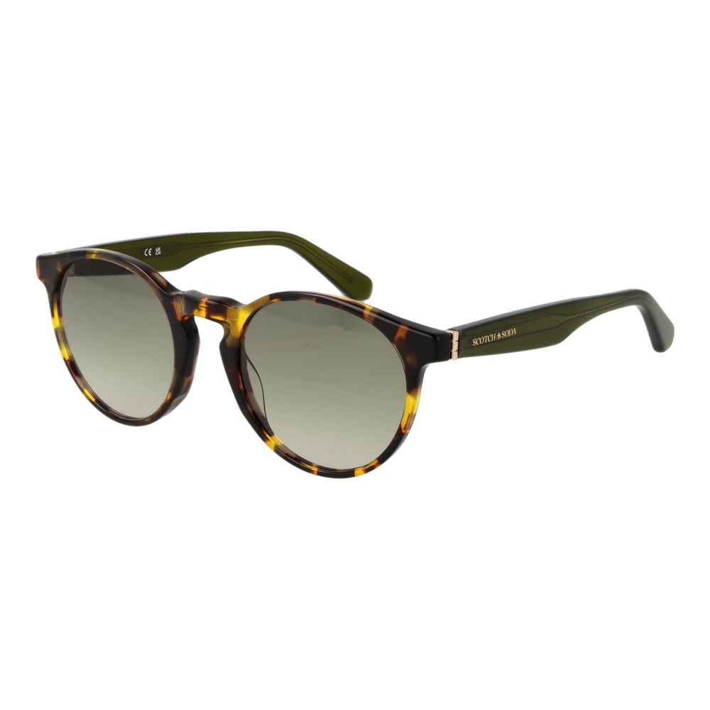 Lunettes de soleil Scotch & Soda en acétate marron