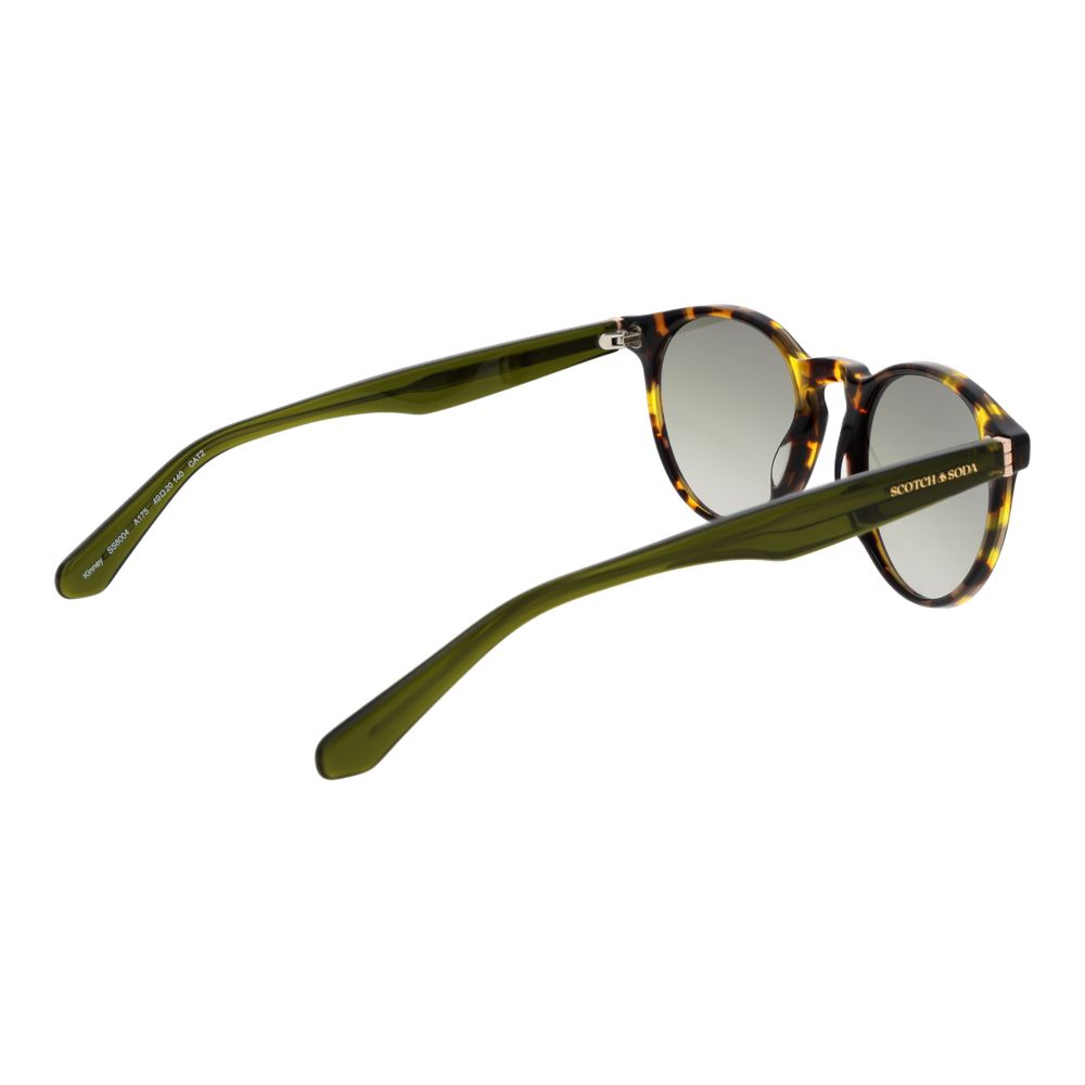 Lunettes de soleil Scotch & Soda en acétate marron