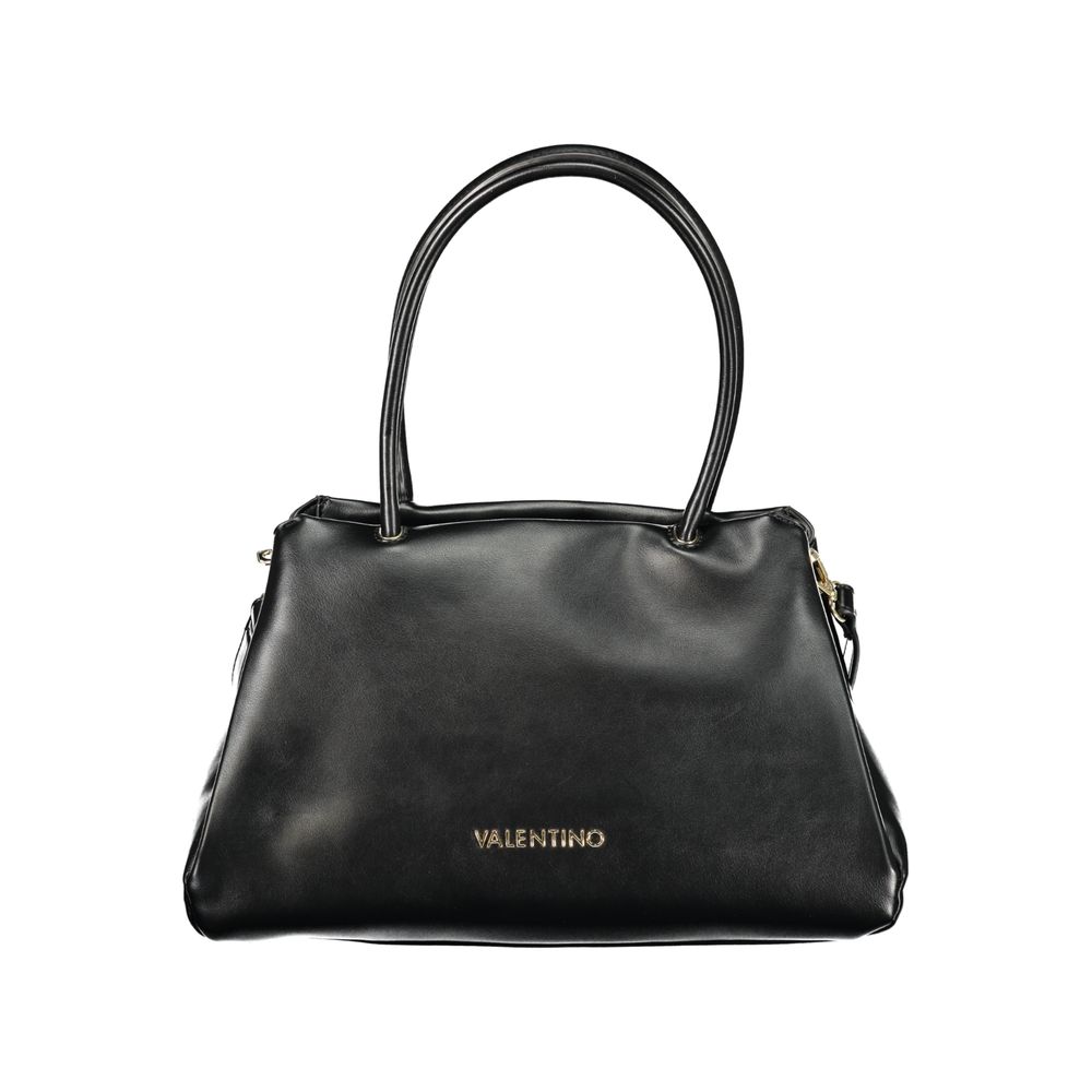 Mario Valentino Black Polyurethane Women Handbag